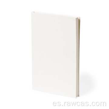 Reciclar cuaderno de papel de leche blanca